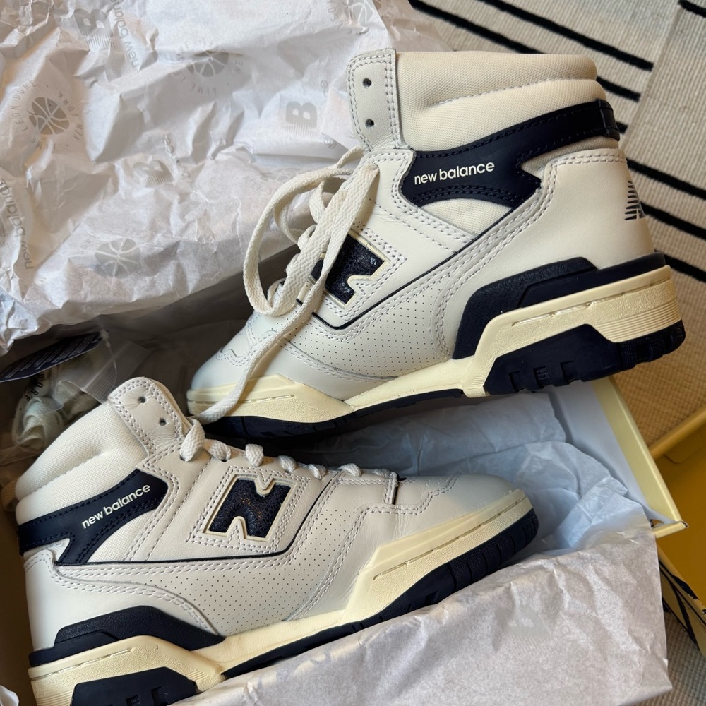 Aime Leon Dore 650R New Balance high top BNWT Navy